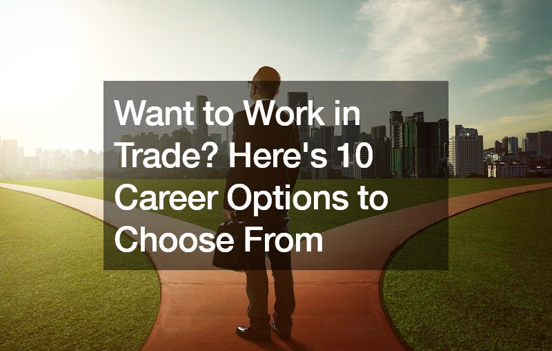 Want to Work in Trade? Heres 10 Career Options to Choose From